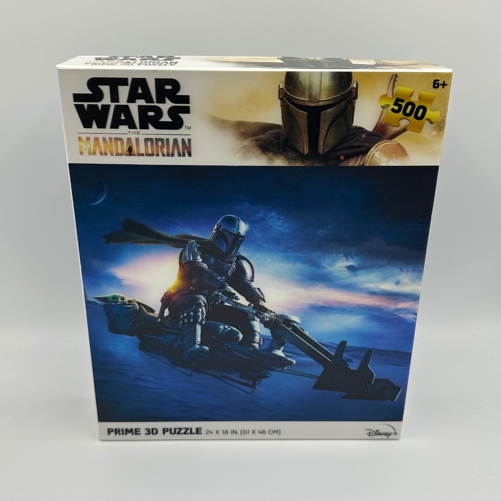 Star Wars The Mandalorian 500 Piece Prime 3D Puzzle New Sealed‎ Disney+